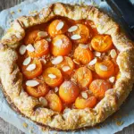 Aprikosen-Galette mit Mandelpl&auml;ttchen