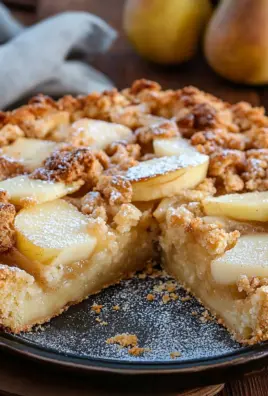 Birnenkuchen mit Streusel
