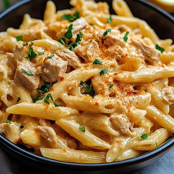 Cremige One Pot Pasta mit Thunfisch