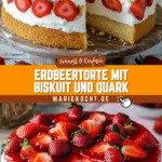 Erdbeertorte mit Biskuit und Quark 26 Pinterest Hidden Image