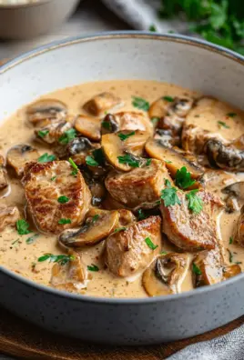 Filettopf mit Champignons 22 Filettopf mit Champignons