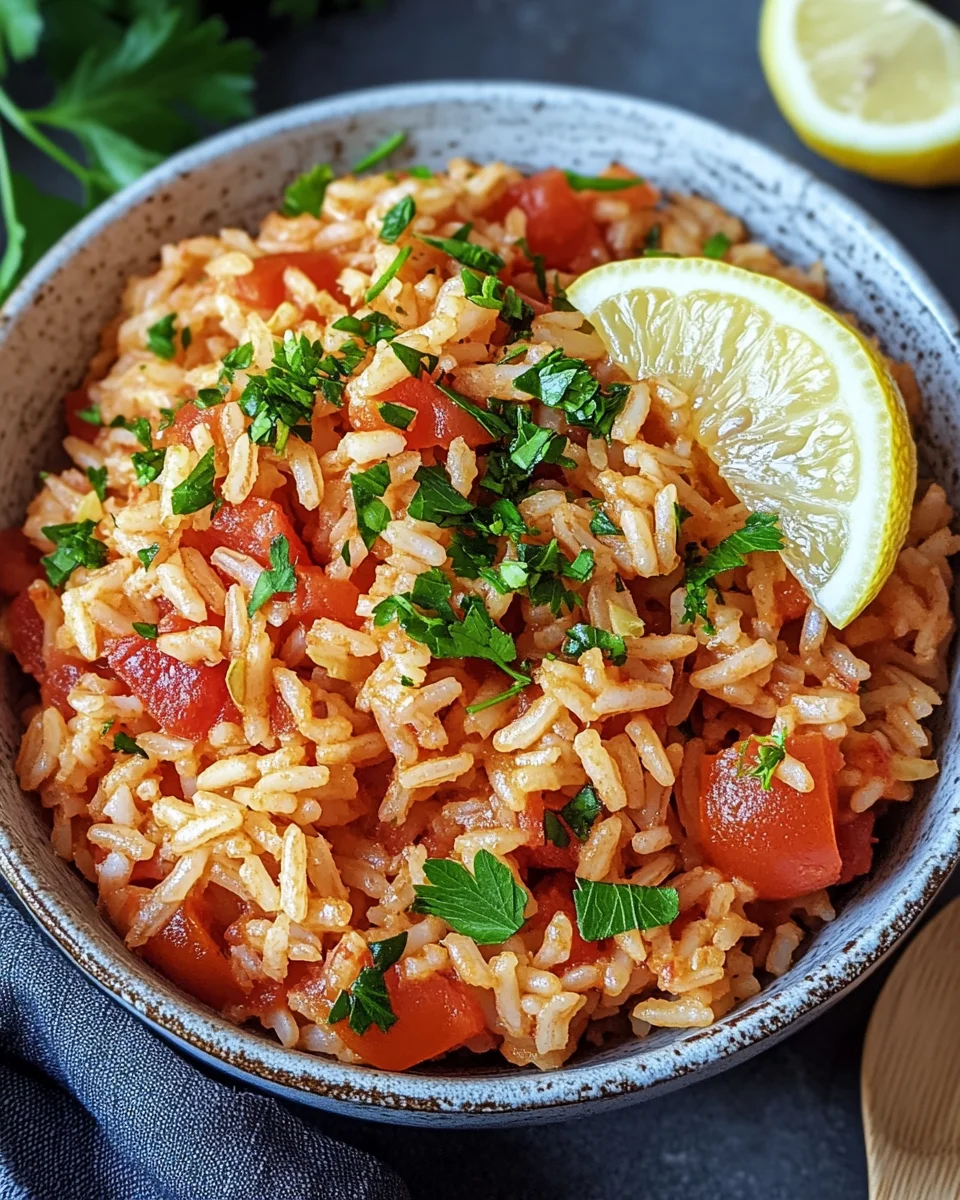 Griechischer Tomatenreis