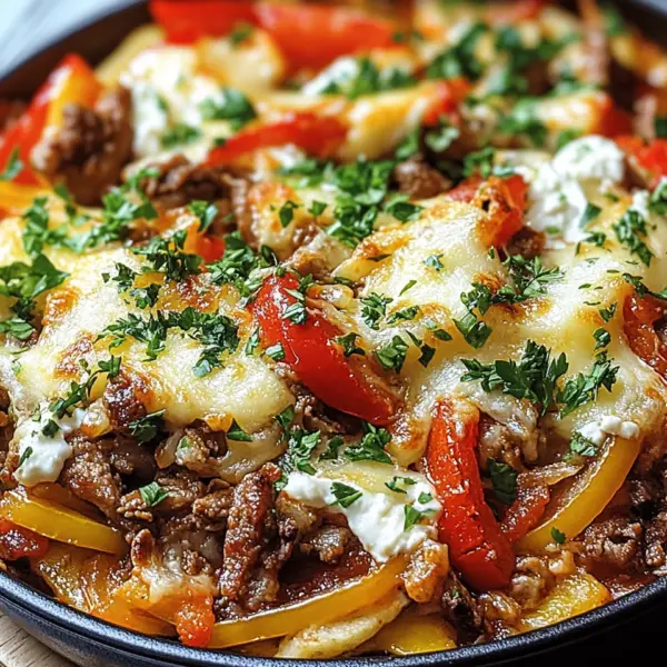 Gyrosauflauf mit Schafskäse