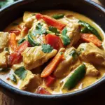 H&auml;hnchen-Pfanne mit Kokosmilch