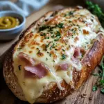 Handbrot mit Schinken und K&auml;se