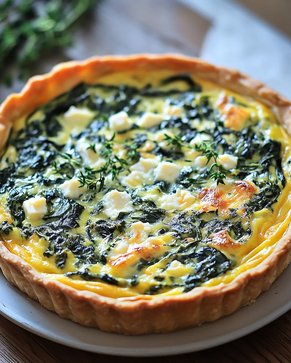 Hüttenkäse und Spinat Krustenlose Quiche 25 Hüttenkäse und Spinat Krustenlose Quiche