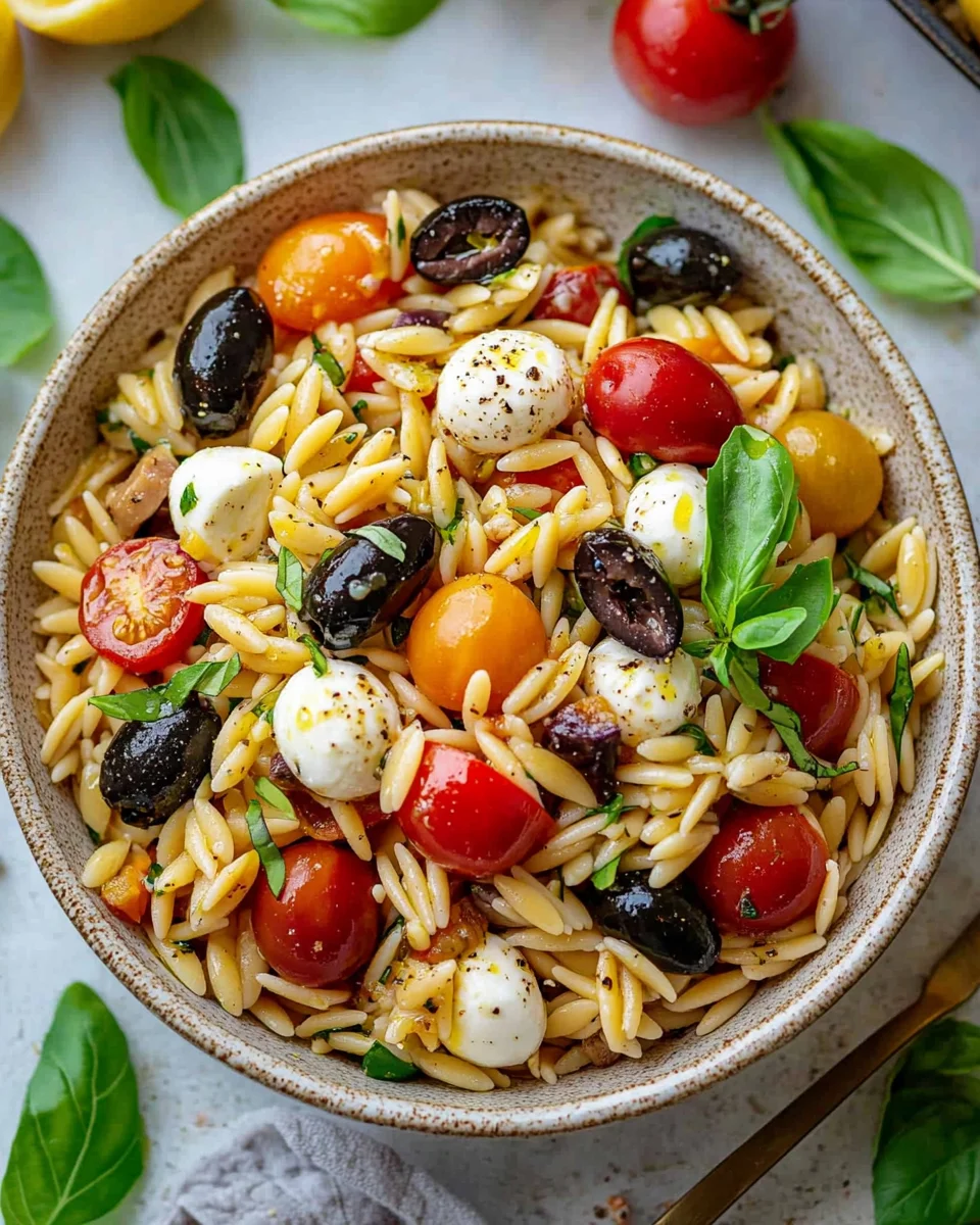italienischer Orzo-Nudelsalat 23 italienischer