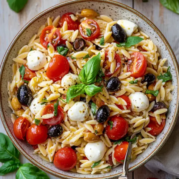 italienischer Orzo-Nudelsalat