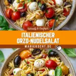 italienischer Orzo-Nudelsalat 22 Pinterest Hidden Image