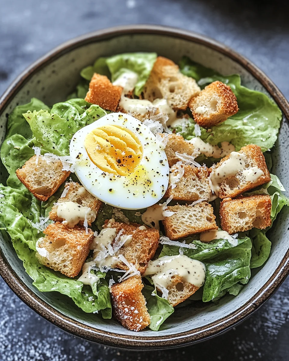 Knuspriger Caesar-Salat