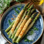 Knuspriger Parmesan Spargel aus dem Ofen