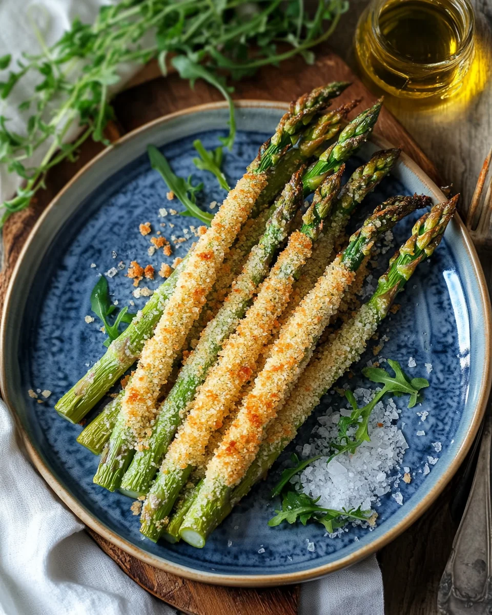 Knuspriger Parmesan Spargel aus dem Ofen
