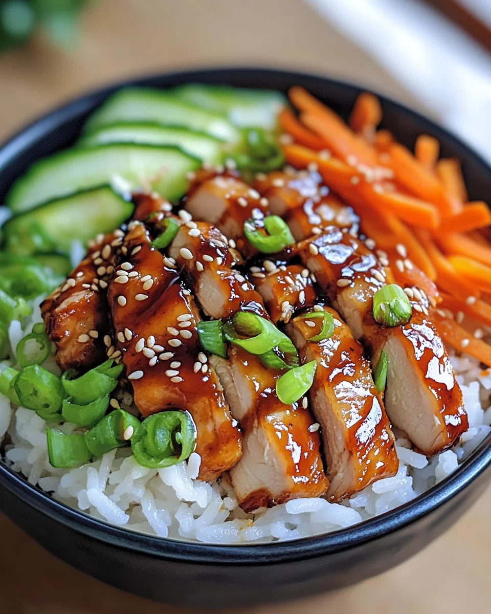 Koreanischer Reis Hähnchen Bowl 16 Koreanischer