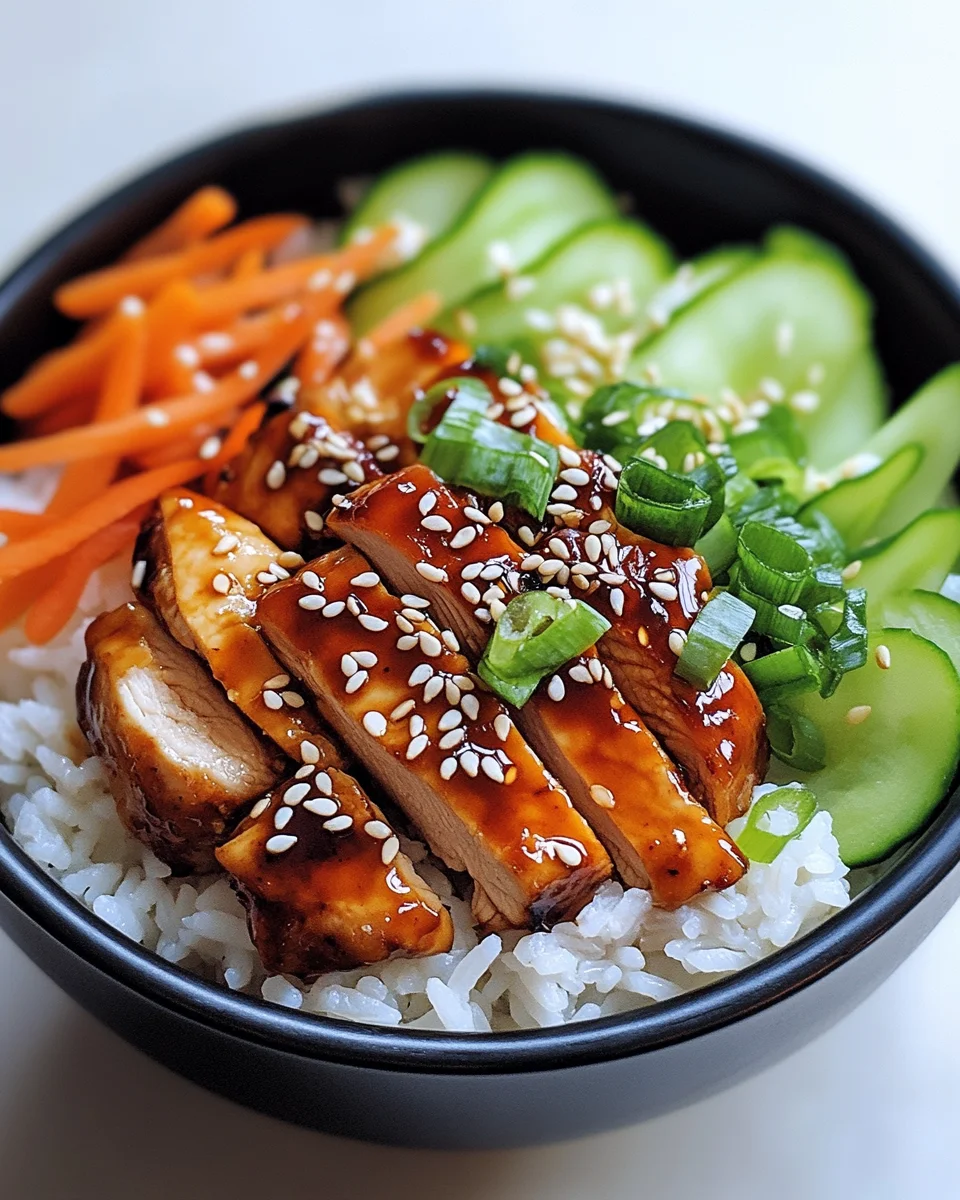 Koreanischer Reis Hähnchen Bowl 18 Koreanischer Reis Hähnchen Bowl