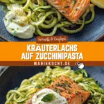 Kräuterlachs auf Zucchinipasta 20 Pinterest Hidden Image