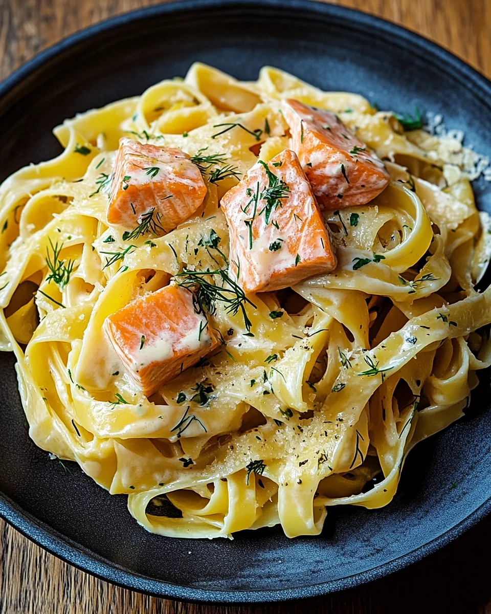 Lachs-Tagliatelle mit cremiger Zitronensoße 19 Lachs-Tagliatelle