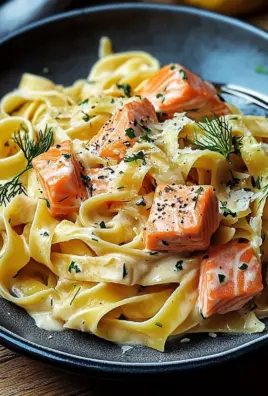 Lachs-Tagliatelle mit cremiger Zitronensoße 22 Lachs-Tagliatelle mit cremiger Zitronensoße