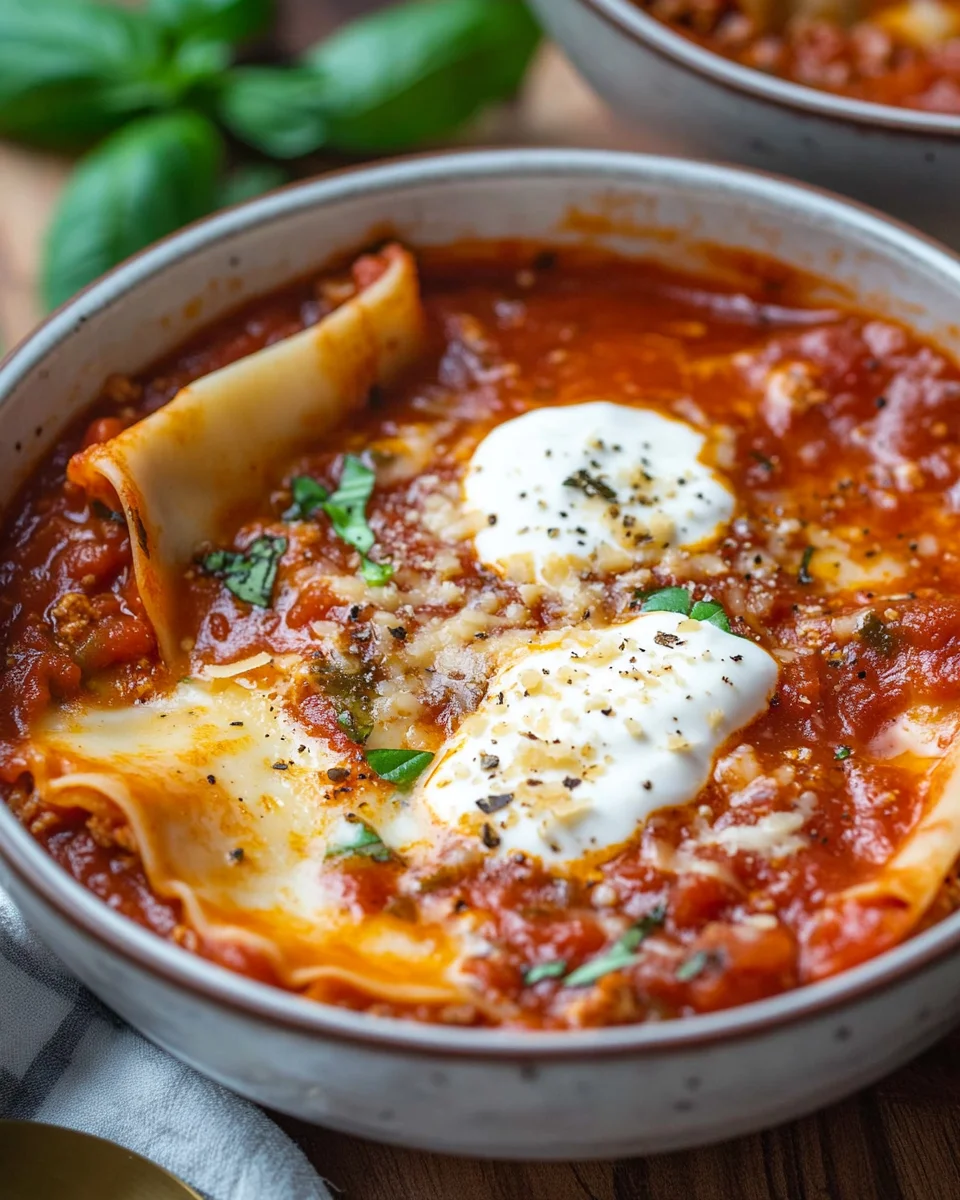 Lasagnesuppe