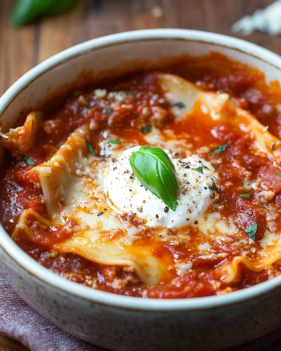 Lasagnesuppe