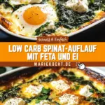 Low Carb Spinat-Auflauf mit Feta und Ei 16 Pinterest Hidden Image