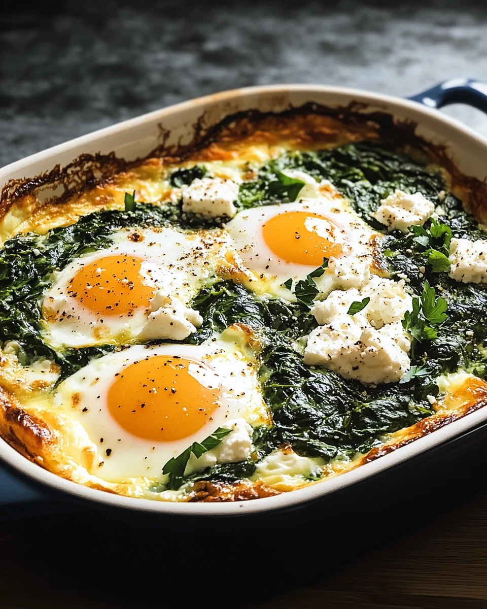 Low Carb Spinat-Auflauf mit Feta und Ei 19 Low Carb Spinat-Auflauf mit Feta und Ei