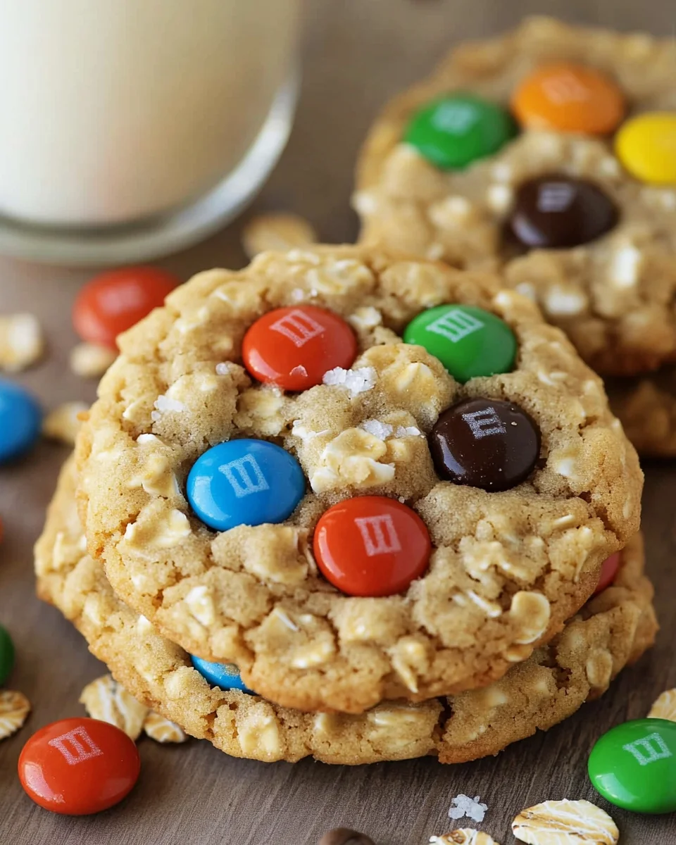M&M-Cookies mit Haferflocken 23 M&M-Cookies