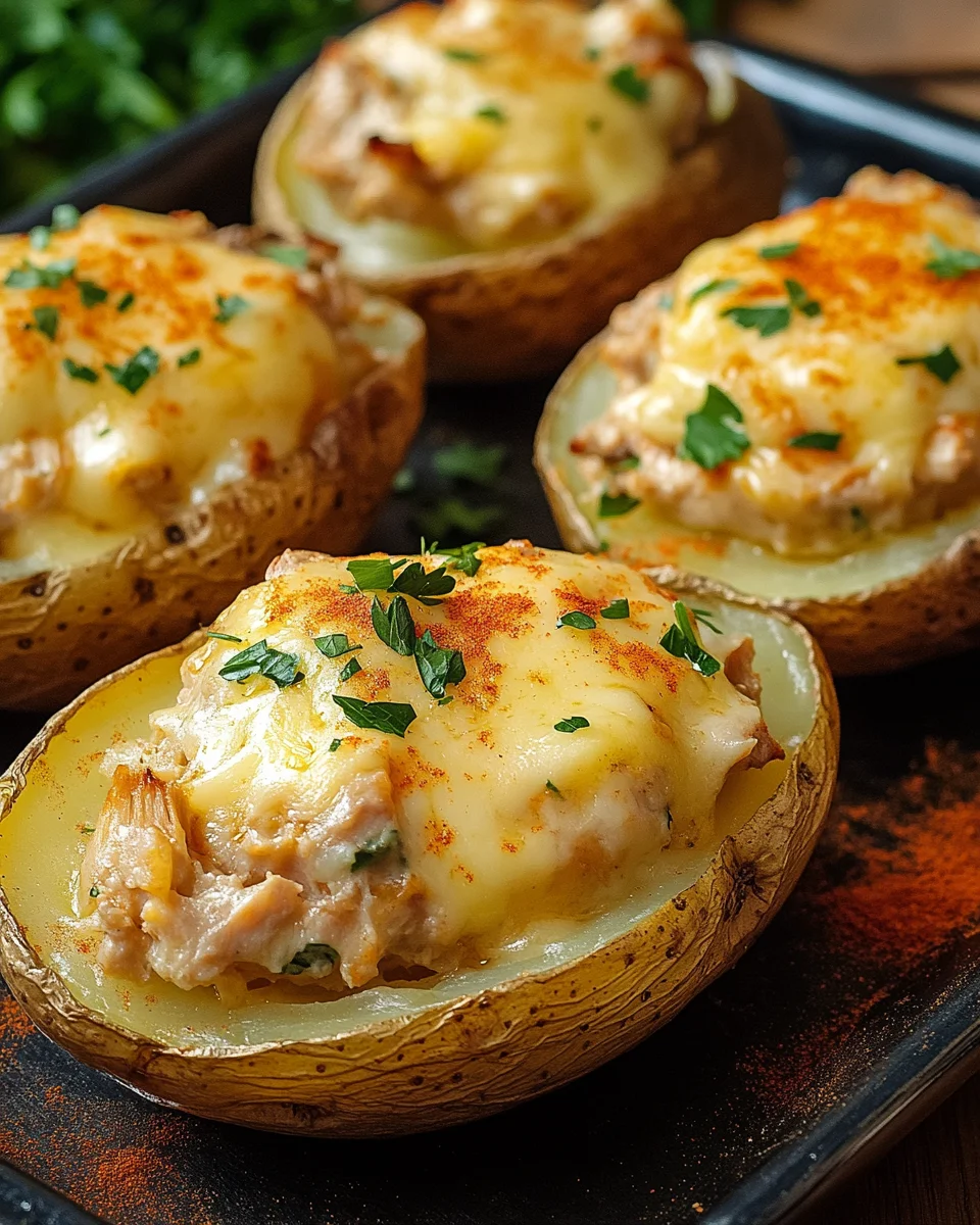 Ofenkartoffeln mit Thunfisch und Käse 16 Ofenkartoffeln