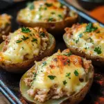 Ofenkartoffeln mit Thunfisch und K&auml;se