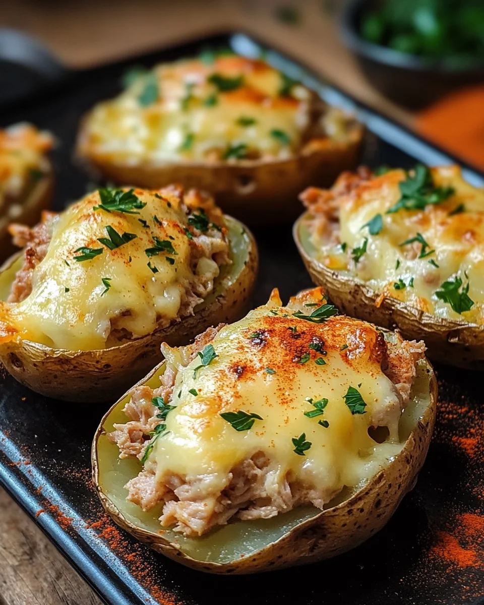 Ofenkartoffeln mit Thunfisch und Käse 18 Ofenkartoffeln mit Thunfisch und Käse