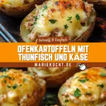 Ofenkartoffeln mit Thunfisch und Käse 15 Pinterest Hidden Image