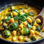 Rosenkohl-Curry mit Kichererbsen