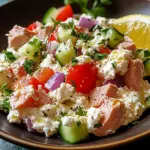 Thunfisch-H&uuml;ttenk&auml;se-Salat