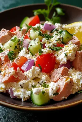 Thunfisch-Hüttenkäse-Salat