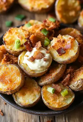 Überbackene Kartoffeln aus der Heißluftfritteuse