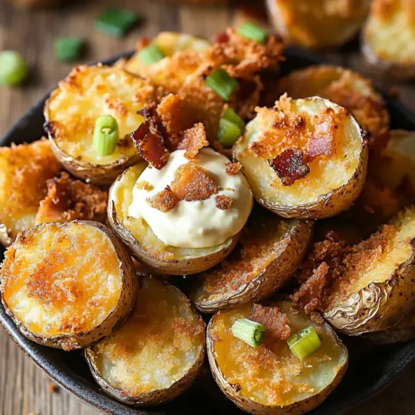 Überbackene Kartoffeln aus der Heißluftfritteuse