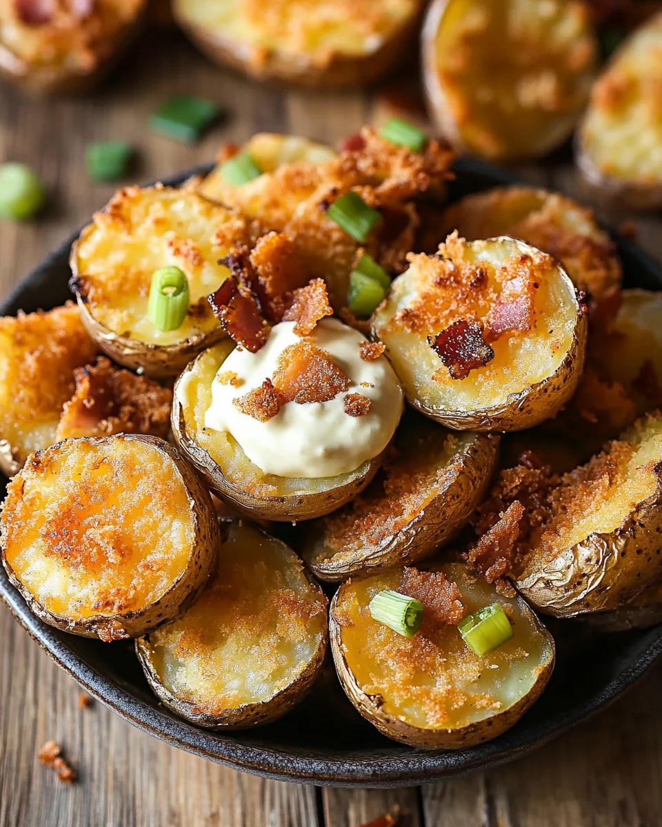 Überbackene Kartoffeln aus der Heißluftfritteuse