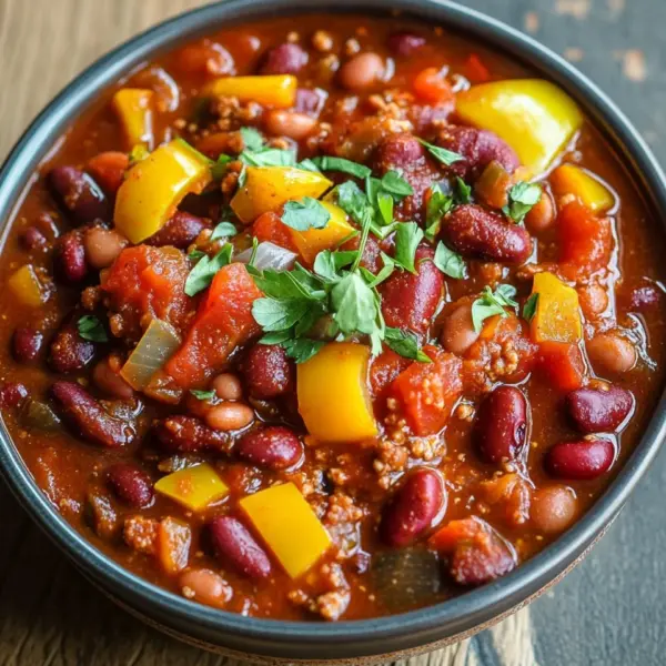 Veganes Chili sin carne