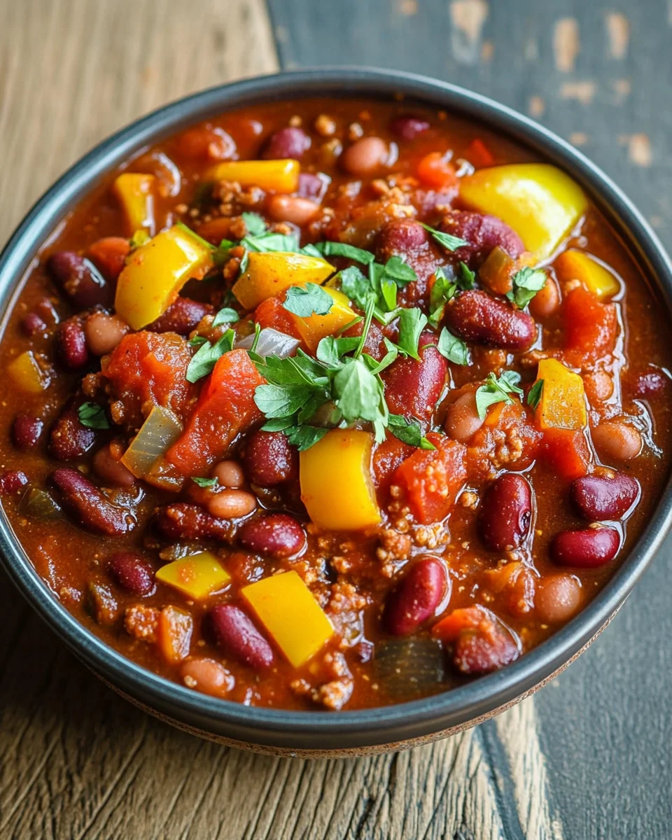 Veganes Chili sin carne