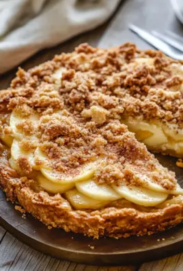 Apfelkuchen vom Blech - mit Pudding und knusprigen Streusel