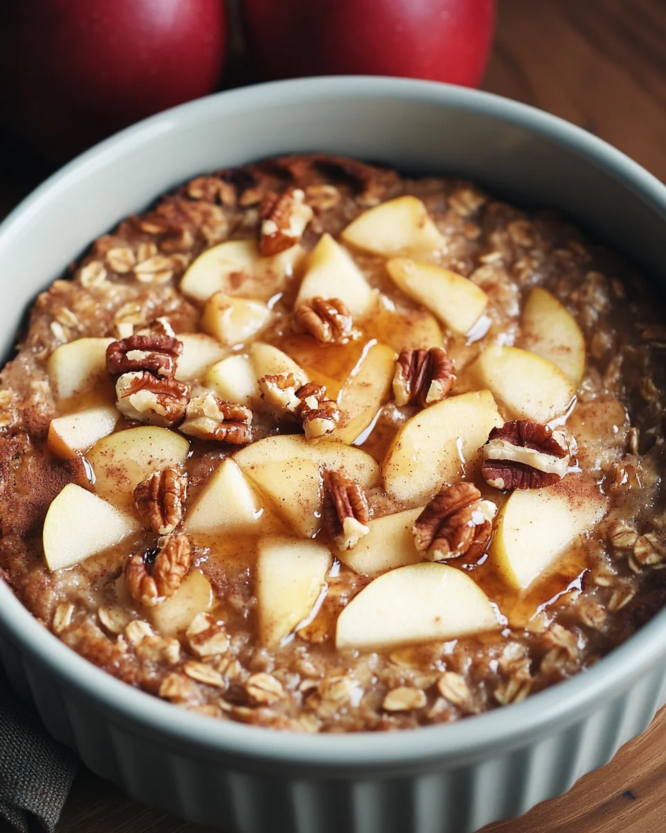 Baked Oatmeal Apfel-Zimt
