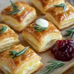 Bl&auml;tterteig-H&auml;ppchen mit Camembert