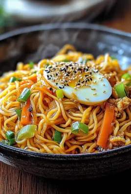 Chinesische Bratnudeln mit Ei