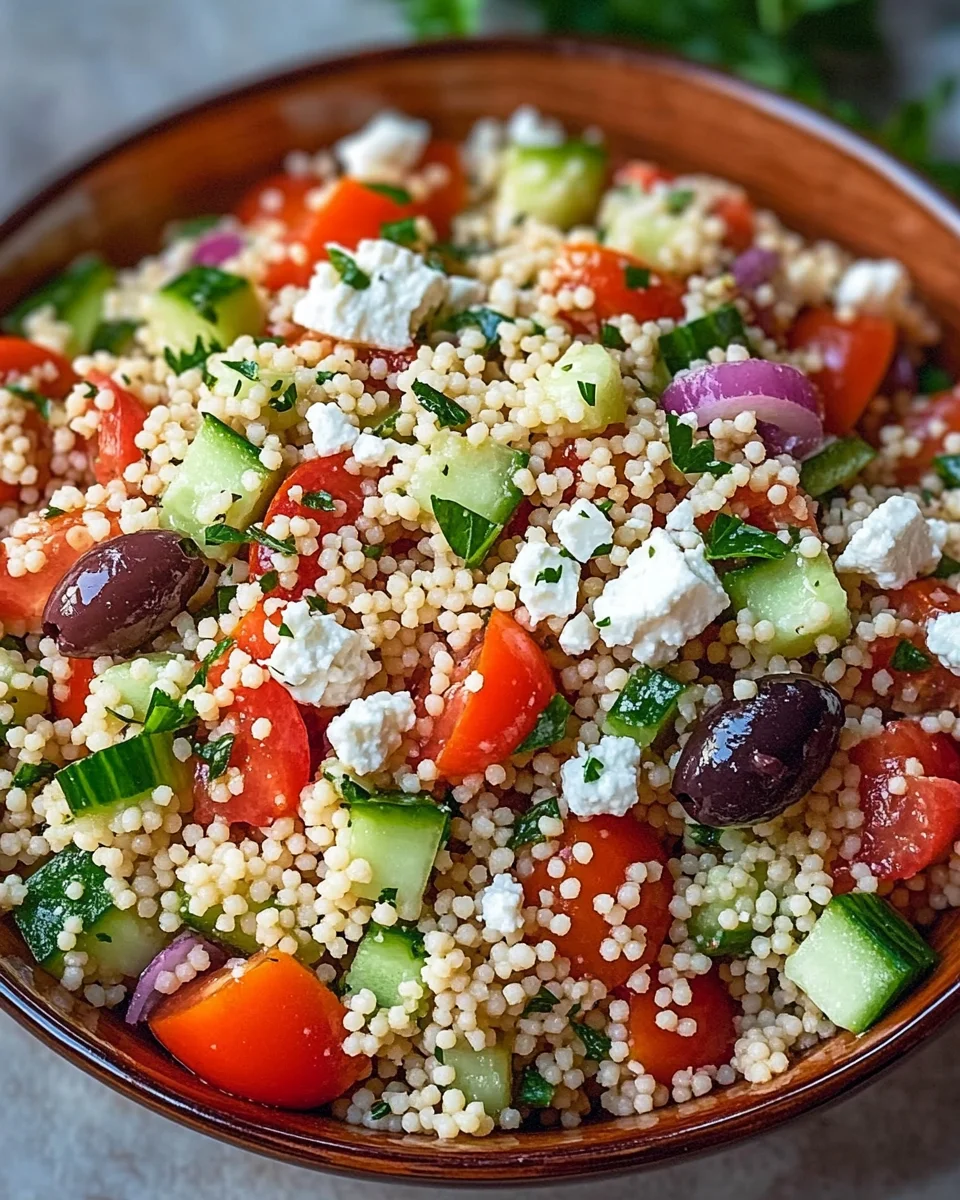 Couscous-Salat mit Feta 22 Couscous-Salat