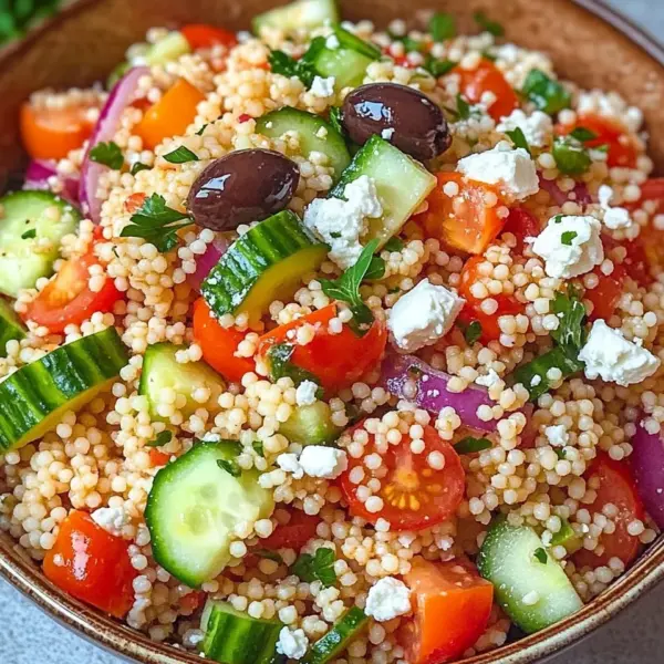 Couscous-Salat mit Feta