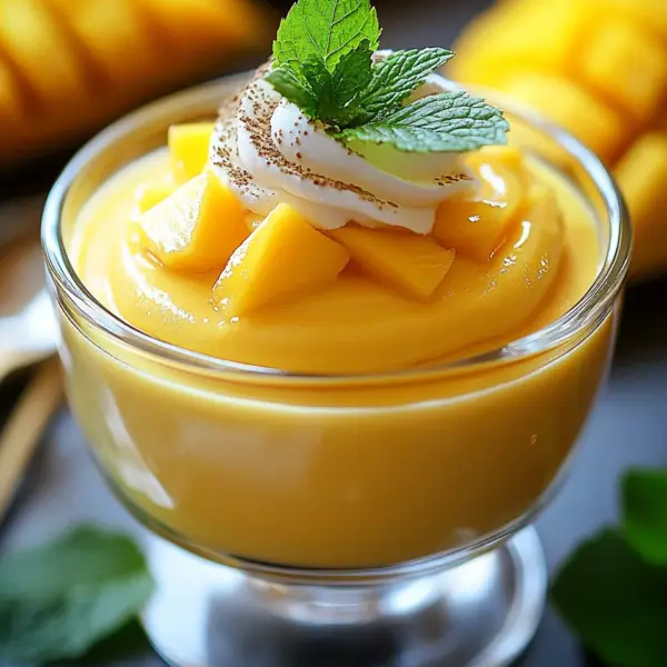 Cremige Mango-Mousse