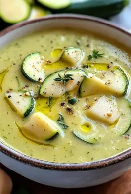 Cremige Zucchinisuppe