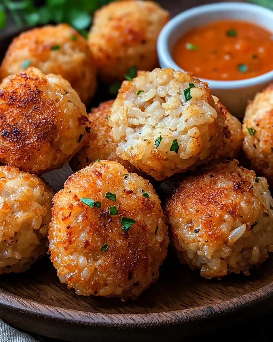 Crispy Rice Meatballs from the Air Fryer 21 Crispy Rice Meatballs from the Air Fryer