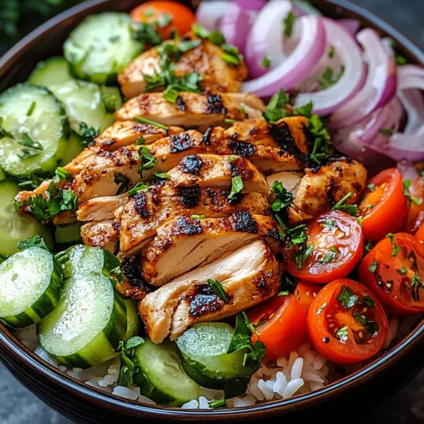 Döner-Bowl mit Hähnchen