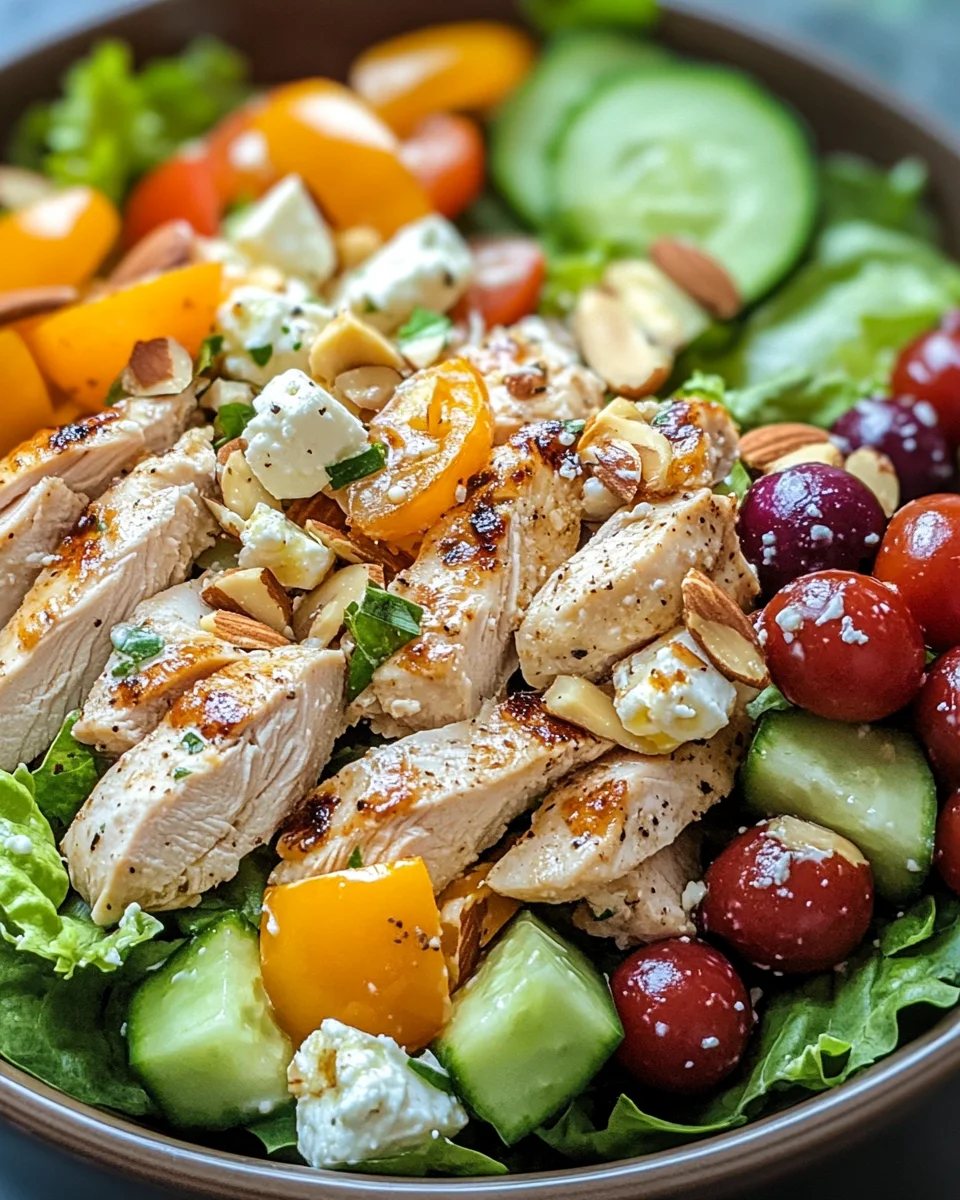 Einfacher Hähnchen Salat