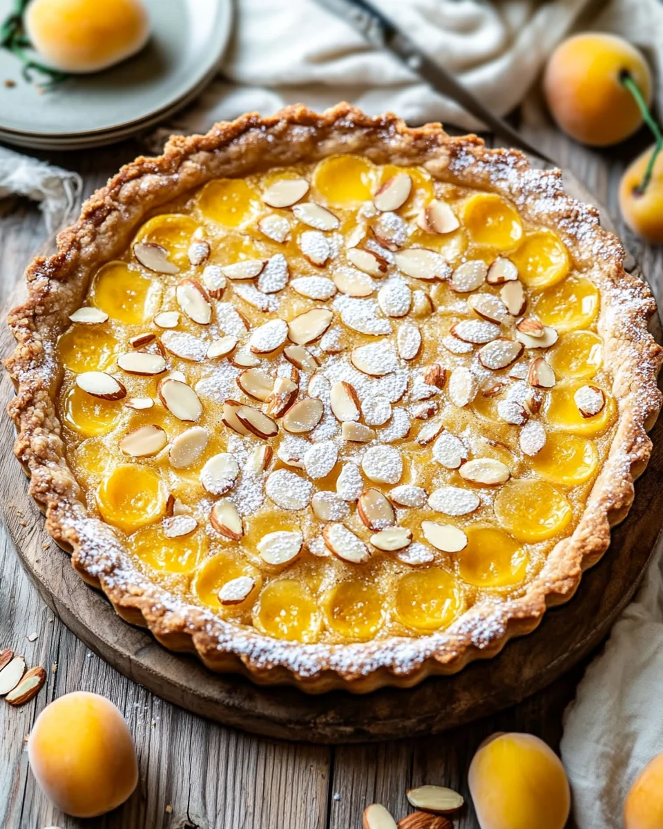Els&auml;ssische Mirabellentarte mit Frangipane